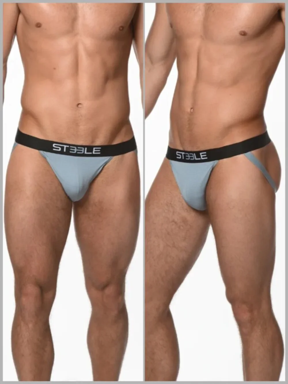 ST33LE - Low Rise Jockstrap - Silver Gray (M)